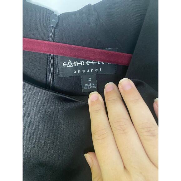 Connected Cutout Black Dress Size 12 - Picture 3 of 4